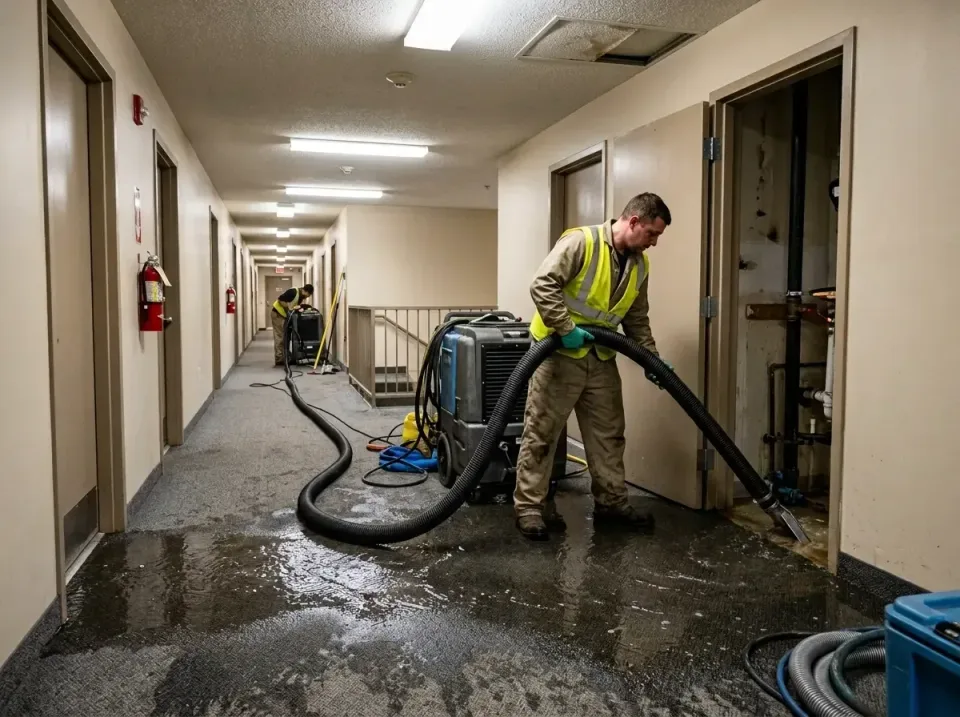 multi-unit-apartment-hallway-f-005 — frequently asked questions, Emergency Burst Pipe Water Extraction & Removal in Amarillo…